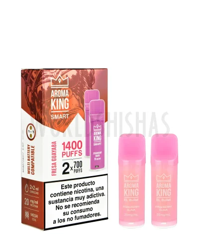 capsulas-pod-recargable-aroma-king-ak-smart-20mg-fresa-guayaba-strawberry-guava(1) copia